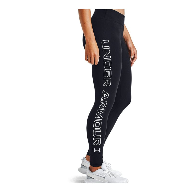 Under Armour Favourite WM Leggings - Womens - Black/White/White