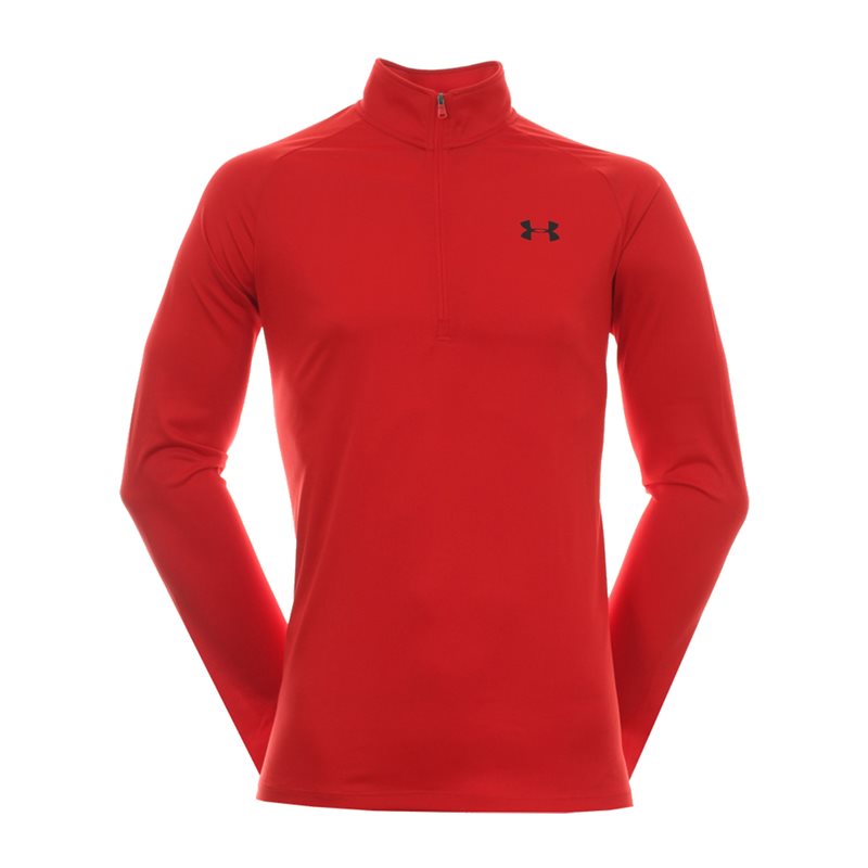 Under Armour Tech 2.0 1/2 Zip - Mens - Red/Black