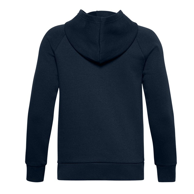 Under Armour Rival Cotton Hoodie - Boys - Academy/Onyx White