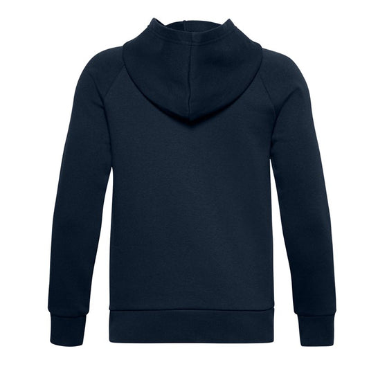 Under Armour Rival Cotton Hoodie - Boys - Academy/Onyx White