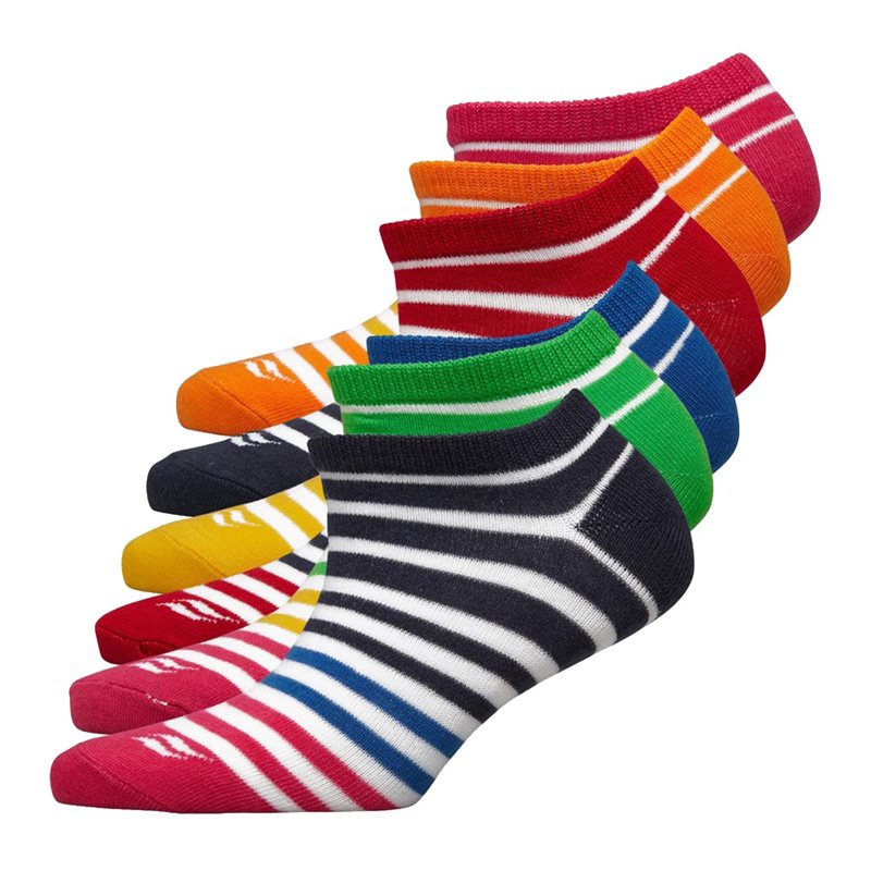 SofSole All Sport Lite No Show Socks - Womens - Striped Multi