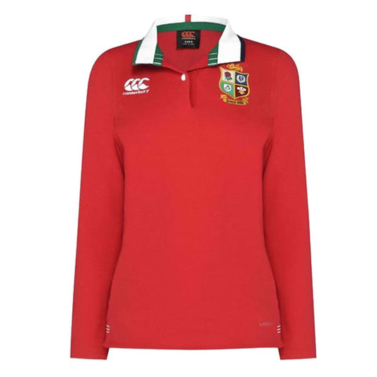 Canterbury British And Irish Lions Rugby 2021 Long Sleeve Classic Jersey - Mens - Tango Red