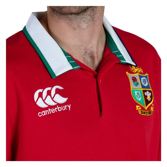Canterbury British And Irish Lions Rugby 2021 Short Sleeve Classic Jersey - Mens - Tango Red