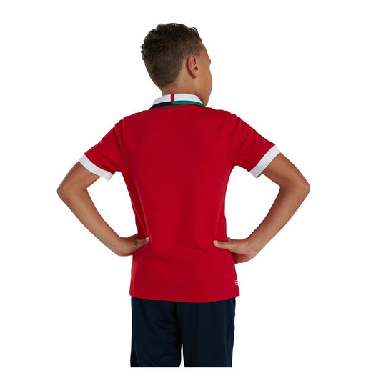 Canterbury British And Irish Lions Rugby 2021 Short Sleeve Classic Jersey - Youth - Tango Red