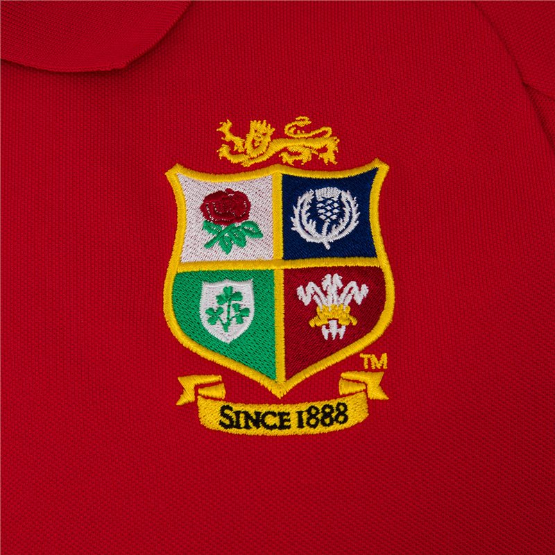 Canterbury British and Irish Lions Rugby 2021 Pique Polo Top - Mens - Red