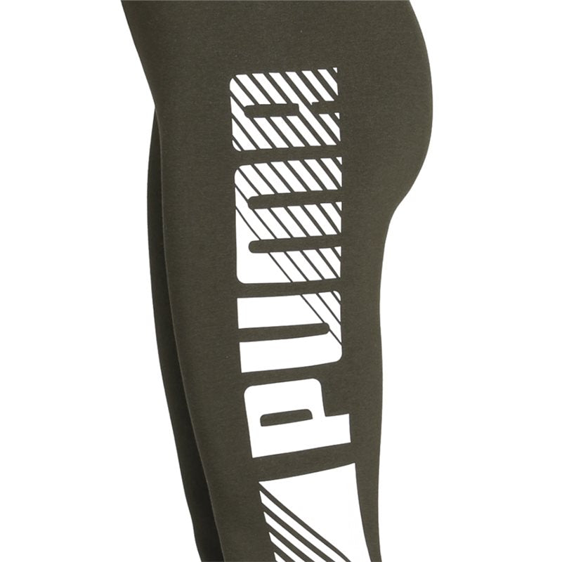 Puma Essentials Graphic Leggings - Womens - Forest Night