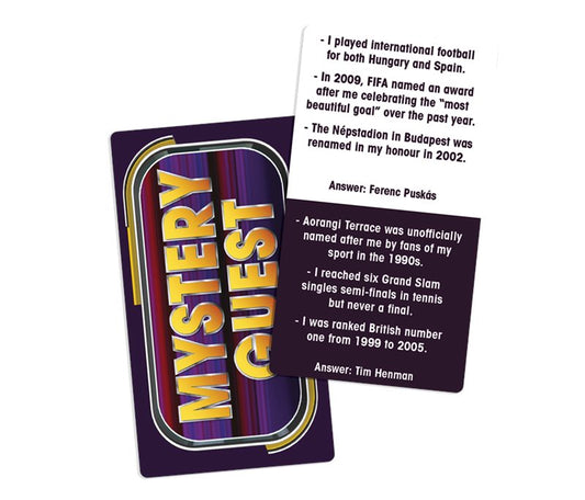 Lagoon A Question Of Sport - Mystery Guest Game