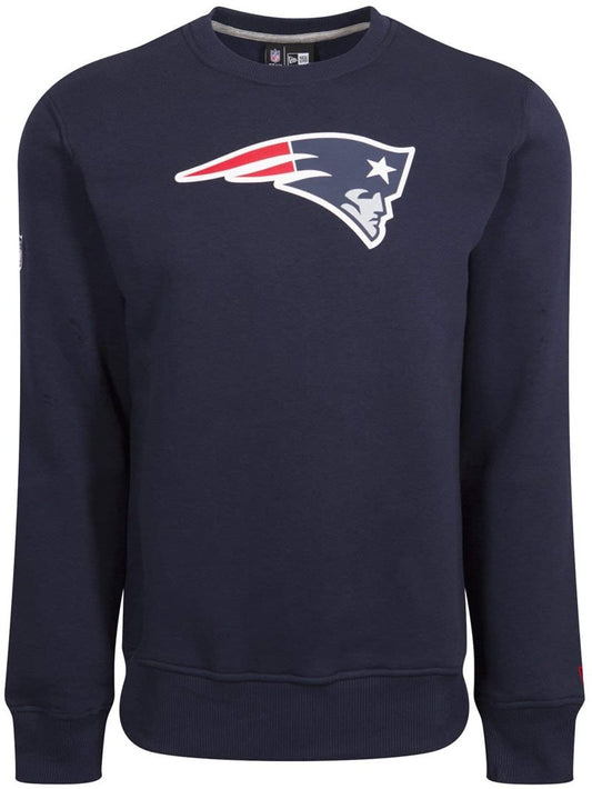 New Era New England Patriots NFL Crew Neck Sweat Top - Adult - Navy