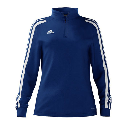 adidas Mi Team 18 1/4 Zip Training Top - Womens - Bold Blue/White