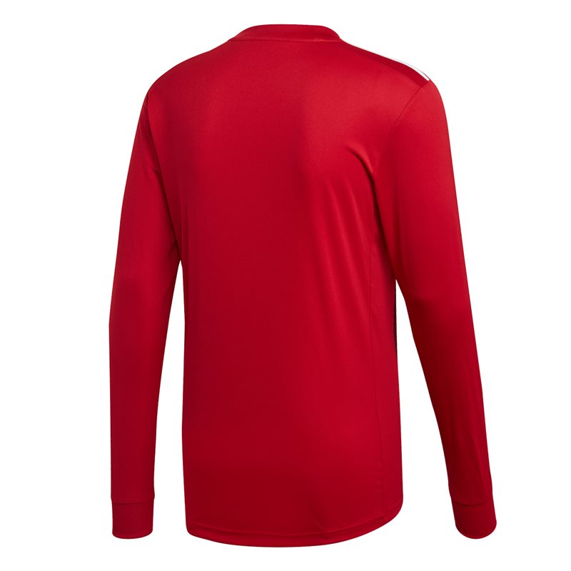 adidas Striped 19 Jersey - LS - Powred/White
