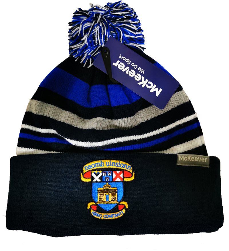 Mc Keever St Vincents Bobble Hat - Blue/White