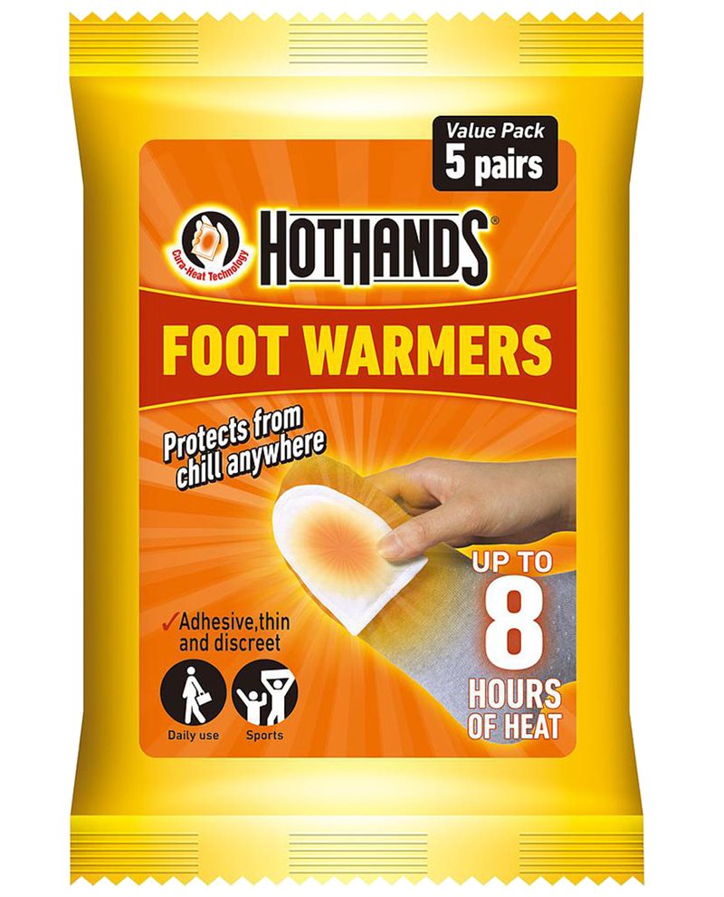 Hot Hands Foot/Toe Warmers - Pack of 5 pairs