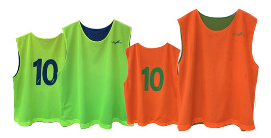 LS Numbered Reversible Bibs - Senior 15+ - 20 Pack