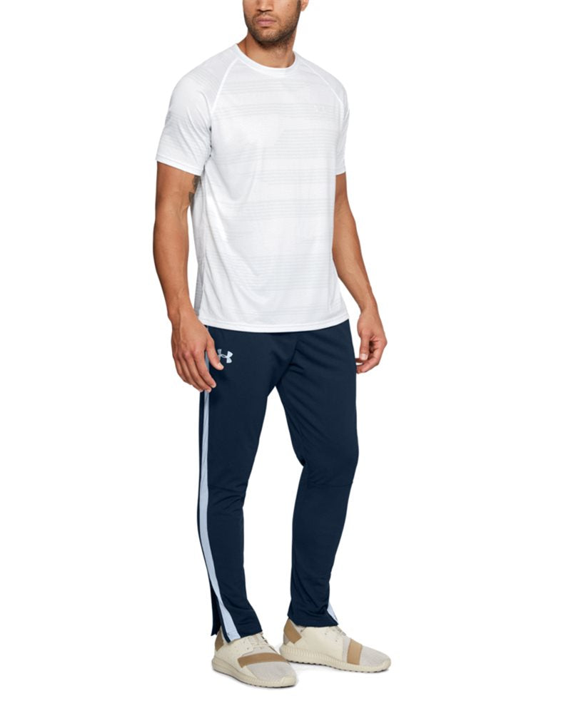 Under Armour Pique Track Pants - Mens - Navy/White