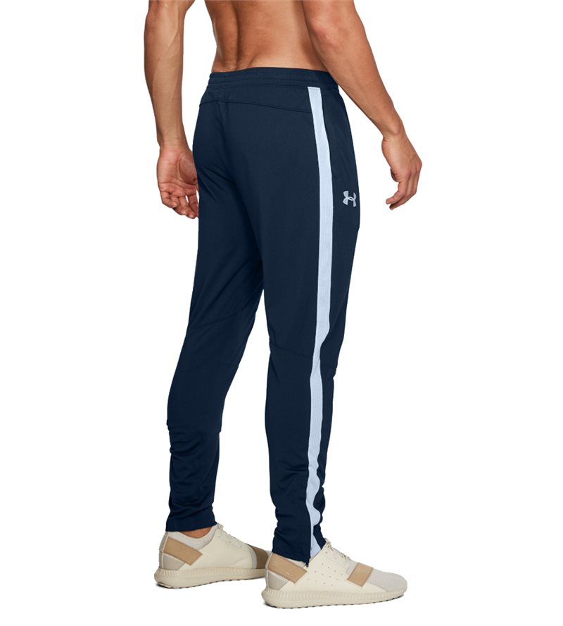 Under Armour Pique Track Pants - Mens - Navy/White