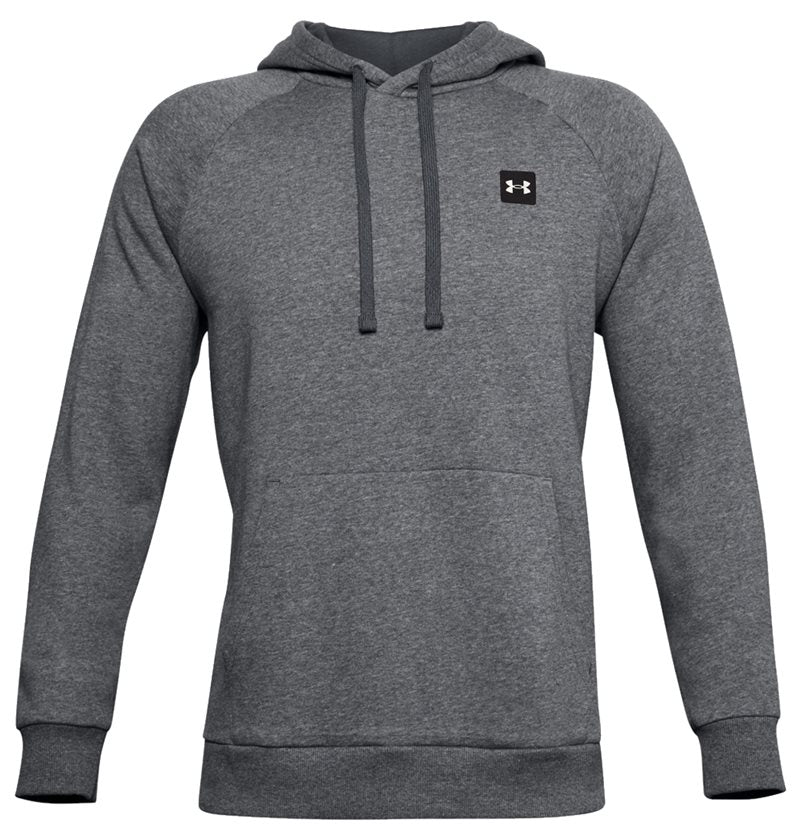 Under Armour Rival Fleece Hoodie - Mens - Pitch Grey Light Heather/Onyx White