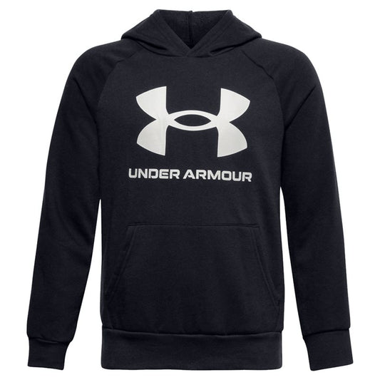 Under Armour Rival Fleece Big Logo Hoodie - Boys - Black/Onyx White