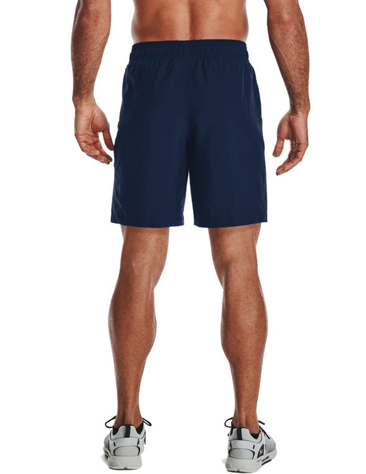Under Armour Woven Graphic Wordmark Shorts - Mens - Academy/White