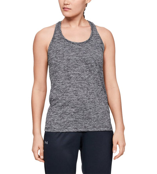 Under Armour Tech Twist Training Tank Top - Womens - Black/Metallic Silver