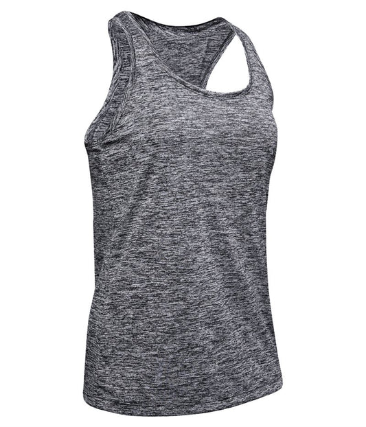 Under Armour Tech Twist Training Tank Top - Womens - Black/Metallic Silver