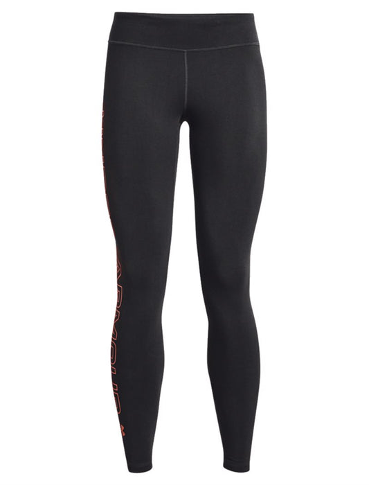 Under Armour Favourite Wordmark Leggings - Womens - Jet Grey/Stardust Pink