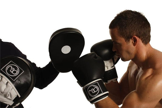 Fitness Mad Curved Leather Hook and Jab Pads