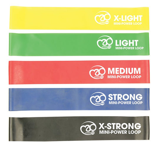 Fitness Mad Mini Power Loops - Set of 5
