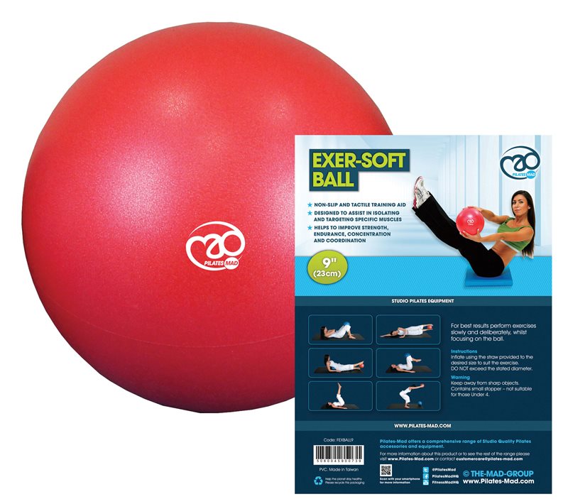 Fitness Mad 9 Inch Exer-Soft Pilates Ball