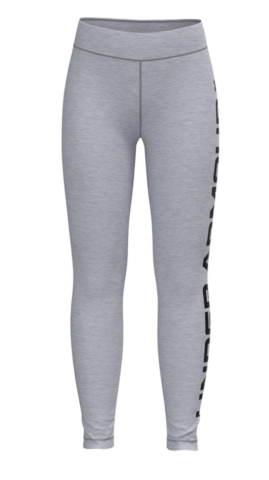 Under Armour Sportstyle Branded Leggings - Girls - Mod Grey Medium Heather/Black