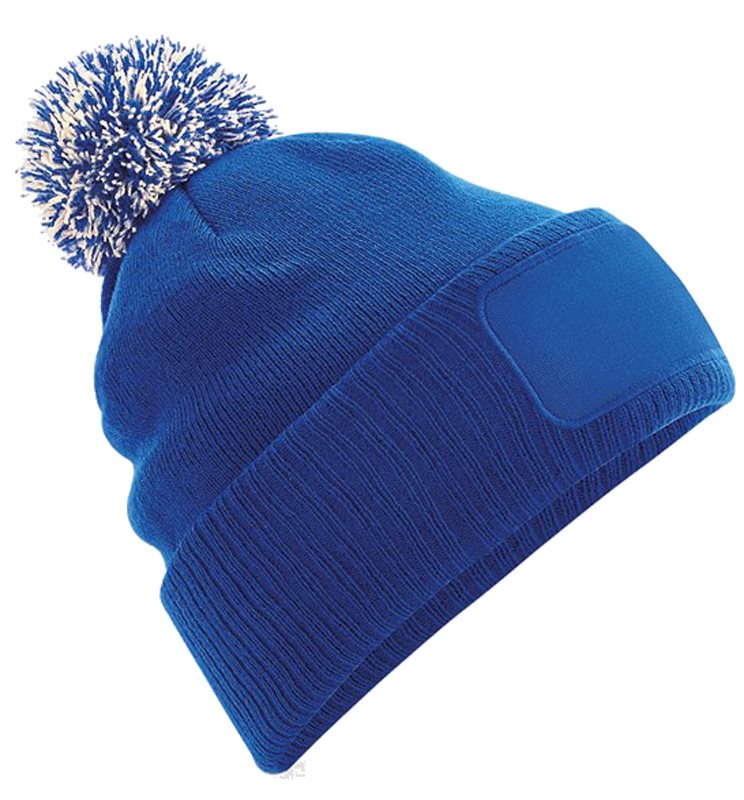 Mc Keever Snowstar Patch Beanie Hat - Royal