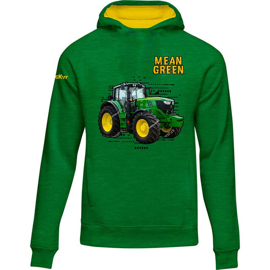 Mc Keever Mean Green Farm Range Hoodie - Youth - Green/Yellow
