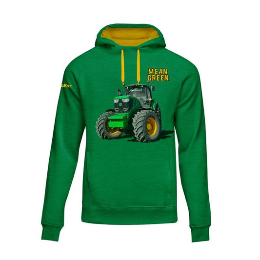 Mc Keever Mean Green Farm Range Hoodie - Womens - Green/Yellow