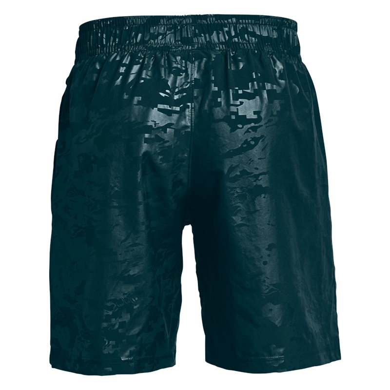 Under Armour Woven Emboss Shorts - Mens - Dark Cyan/Cosmos