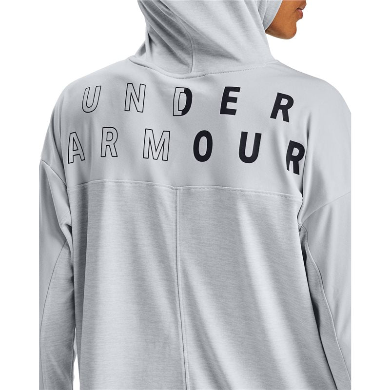 Under Armour Tech Twist Graphic Hoodie - Womens - Halo Grey/Black