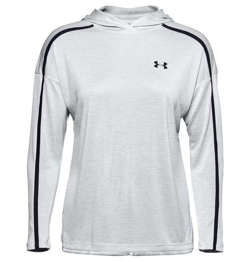 Under Armour Tech Twist Graphic Hoodie - Womens - Halo Grey/Black
