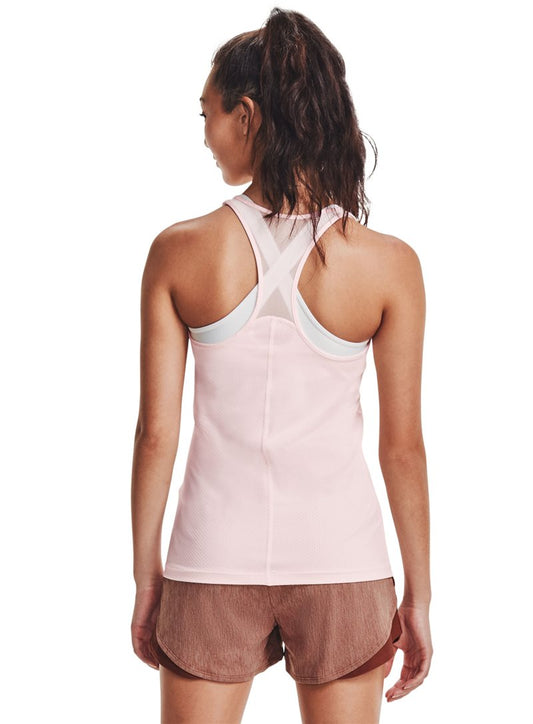 Under Armour Heatgear Armour Racer Tank Top - Womens - Beta Tint/Metallic Silver