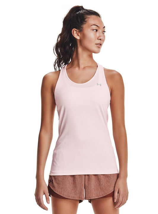 Under Armour Heatgear Armour Racer Tank Top - Womens - Beta Tint/Metallic Silver