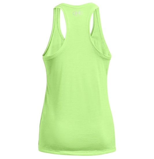 Under Armour Tech Twist Training Tank Top - Womens - Summer Lime/Metallic Silver