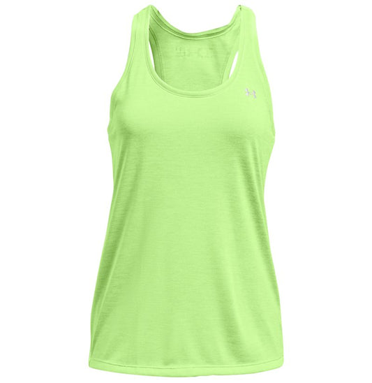 Under Armour Tech Twist Training Tank Top - Womens - Summer Lime/Metallic Silver