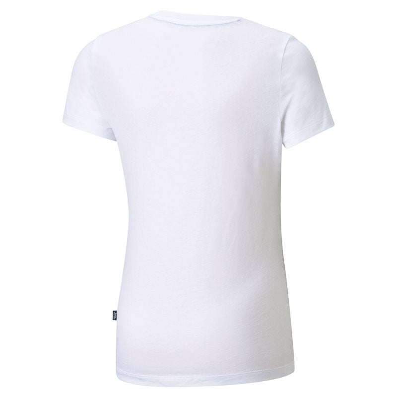 Puma Essentials Logo Tee - Girls - White