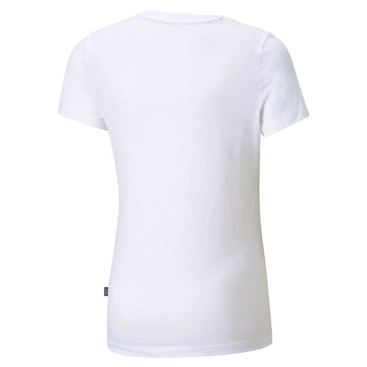 Puma Essentials Logo Tee - Girls - White