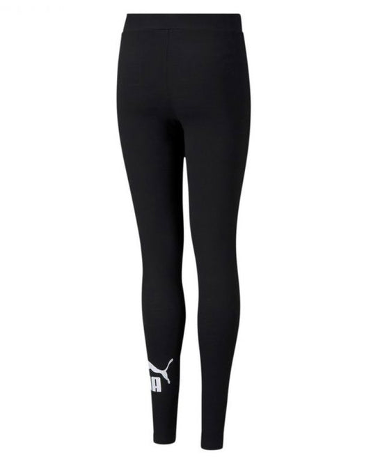 Puma Essentials Logo Leggings - Girls - Black/White