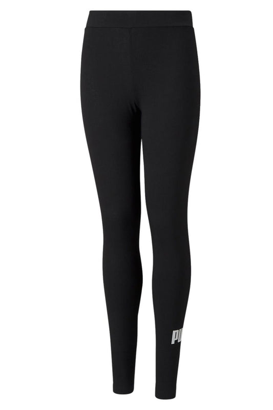 Puma Essentials Logo Leggings - Girls - Black/White