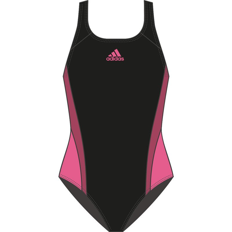 adidas Lineage Swimsuit - Womens - Black/Pink