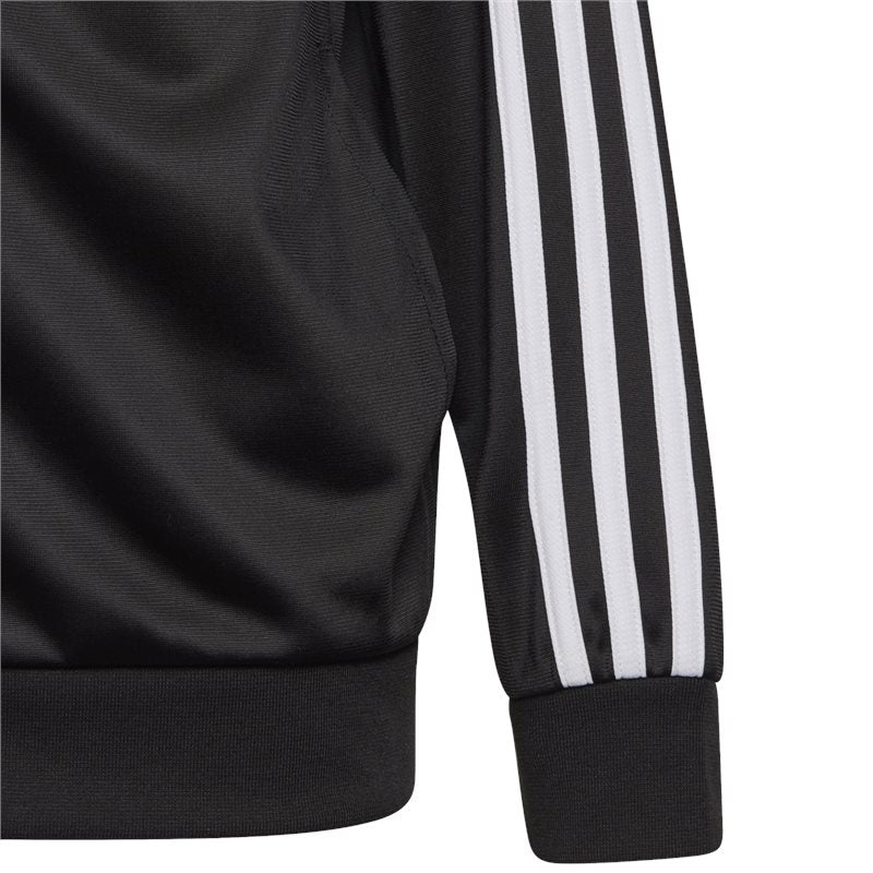 adidas 3 Stripes Team Tracksuit - Boys - Black/White
