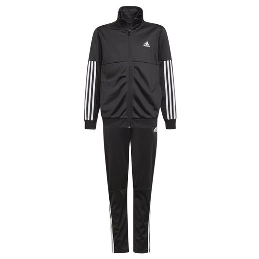 adidas 3 Stripes Team Tracksuit - Boys - Black/White