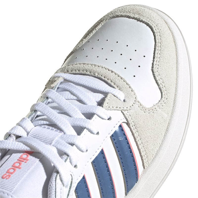 adidas Breaknet Plus Trainers - Womens - White/Cre Blue/Pink