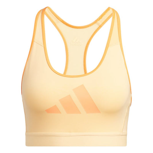adidas Dont Rest 3 Bars Sports Bra - Womens - Acid Orange/True Orange