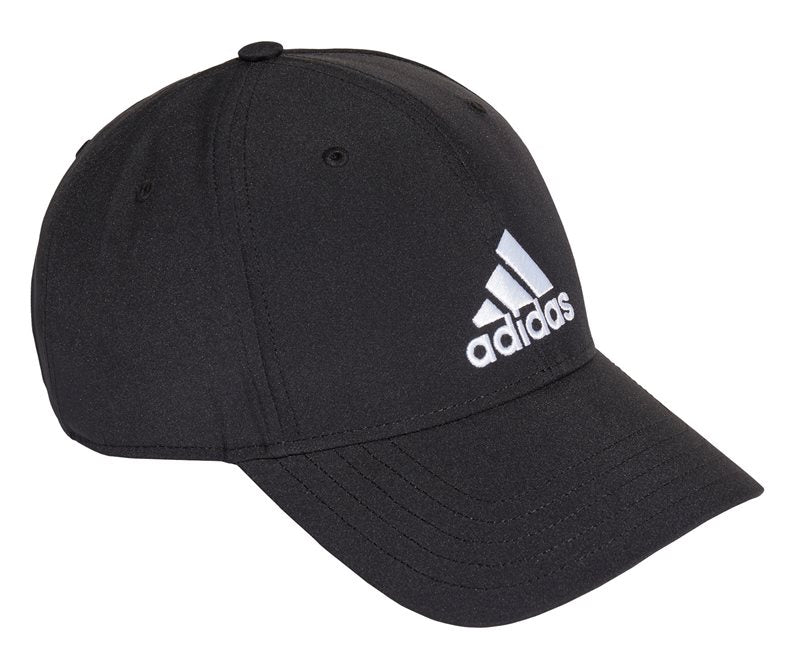 adidas Lightweight Embroidered Baseball Cap - Black/White
