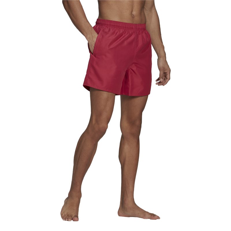 adidas Solid Swim Shorts - Mens - Wild Pink/White